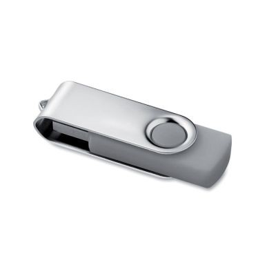 TECHMATE 16GB USB FLASH DRIVE in Grey.