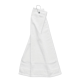 COTTON GOLF TOWEL with Hanger in White.