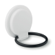 MOBILE PHONE HOLDER ON RING STAND in White.