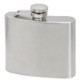 5OZ SILVER STAINLESS STEEL METAL HIP FLASK.