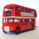 LONDON DOUBLE DECKER ROUTEMASTER BUS MODEL in Red.