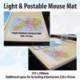 LIGHT AND POSTABLE MAP MOUSEMAT.