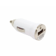 ROAD TRIP USB CAR CHARGER in White.