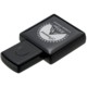 BABY SQUARE DOME USB MEMORY STICK in Black.