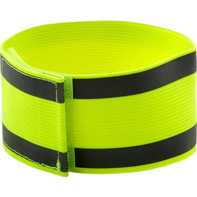 ARM BAND with Reflective Stripe in Yellow.