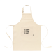 COCINA RECYCLED COTTON APRON in Natural.