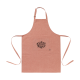 COCINA RECYCLED COTTON APRON in Red.