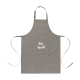 COCINA RECYCLED COTTON APRON in Black.