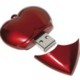 HEART SHAPE USB MEMORY STICK.