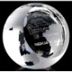 80MM CRYSTAL GLOBE with Sloping Flat Face.