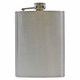 8OZ HIP FLASK in Silver with Stock Box.