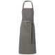 VIERA APRON with 2 Pockets in Pale Grey.