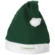 CHRISTMAS HAT in Green-white Solid.