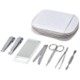 GROOMSBY 7-PIECE PERSONAL CARE SET in White Solid.