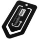 DUKO LARGE PLASTIC PAPERCLIP in Black Solid.