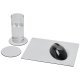 BRITE-MAT® MOUSEMAT AND COASTER SET COMBO 2 in Black Solid.