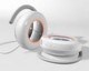 BLUETOOTH STEREO HEADPHONES in White.
