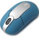 USB CORDLESS OPTICAL COMPUTER MOUSE in Blue.
