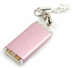 MINI USB FLASH DRIVE MEMORY STICK in Pink.