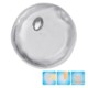ROUND HEATED GEL HOT PACK HAND WARMER in Clear Transparent.