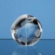 6CM OPTICAL CRYSTAL GLOBE PAPERWEIGHT.