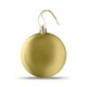 FLAT CHRISTMAS BAUBLE in Gold.