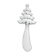 CHRISTMAS TREE CHEESE KNIFE in Silver.