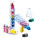 SET OF 6 WAX CRAYONS in White.