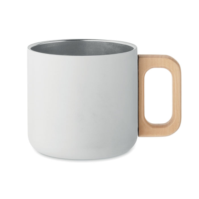DOUBLE WALL MUG 350 ML in White