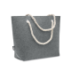 RPET FELT BEACH BAG in Grey.