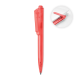 RPET PUSH BUTTON ROTATING PEN in Transparent Red.