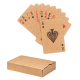 RECYCLED PAPER PLAYING CARD PACK in Brown.