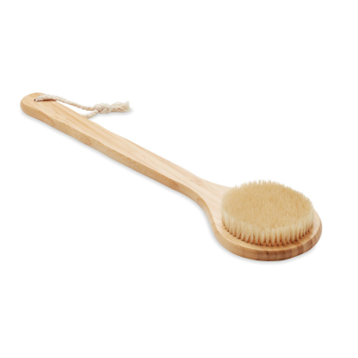 BAMBOO BATH BRUSH in Brown
