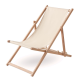 BEACH CHAIR in Wood in Brown.