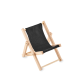 DECKCHAIR-SHAPED PHONE STAND in Black.