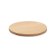 BAMBOO ROUND COASTER in Brown.