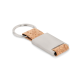 KEYRING with Cork Webbing in Brown.