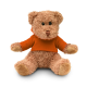 TEDDY BEAR PLUS with Hooded Hoody in Orange.