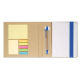 NOTE BOOK with Memo Set & Pen in Blue.
