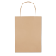 GIFT PAPER BAG SMALL SIZE in Beige.