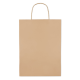 GIFT PAPER BAG LARGE SIZE in Beige.