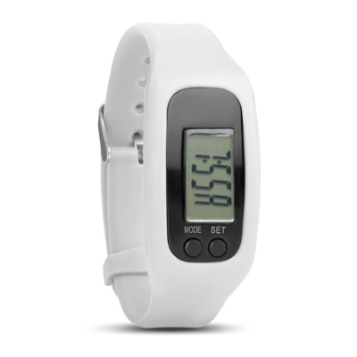 PEDOMETER BRACELET in White