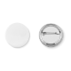 SMALL PIN BUTTON in Silver.