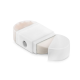 SHARPENER AND ERASER in White.