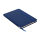 A5 NOTE BOOK 600D RPET COVER in Blue.