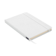 A5 NOTE BOOK 600D RPET COVER in White.