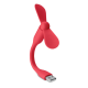 PORTABLE USB FAN in Red.