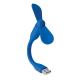 PORTABLE USB FAN in Royal Blue.