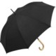 SUSTAINABLE AUTOMATIC REGULAR UMBRELLA with Cover in Black.