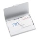 ALUMINIUM SILVER METAL BUSINESS CARD OR CREDIT CARD HOLDER CASE.
